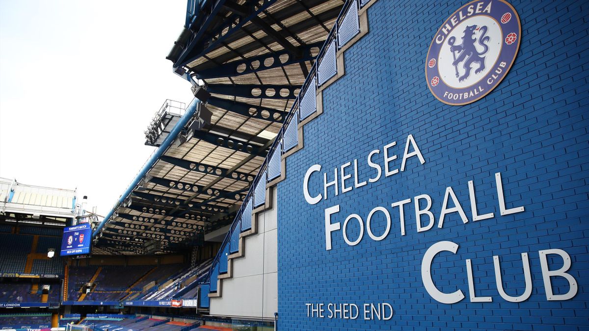 An image of the shed end at Stamford Bridge.